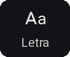 Botón Letra